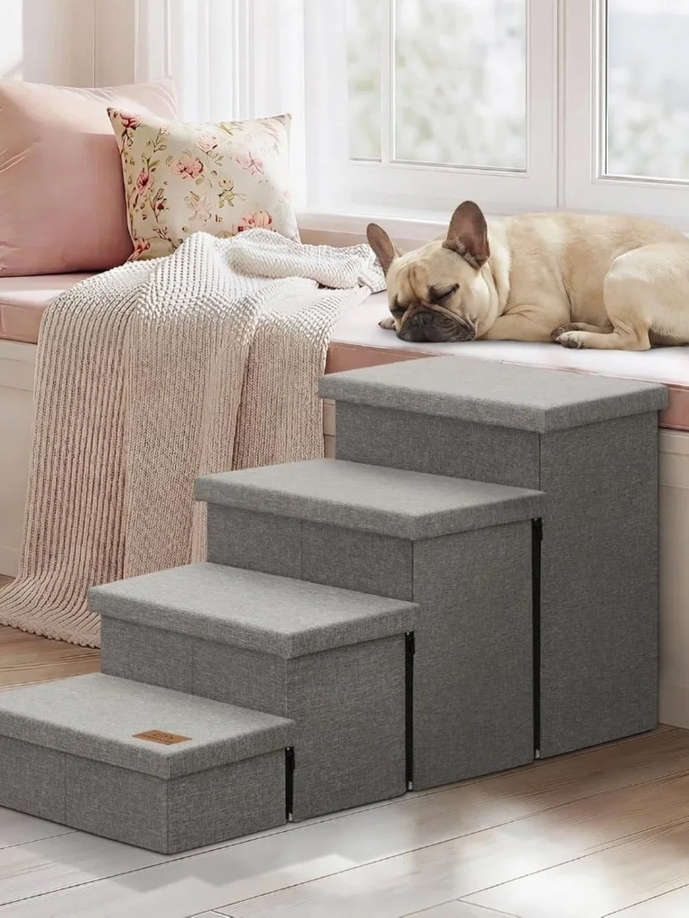 Zerbuger Dog Stairs with Storage 23